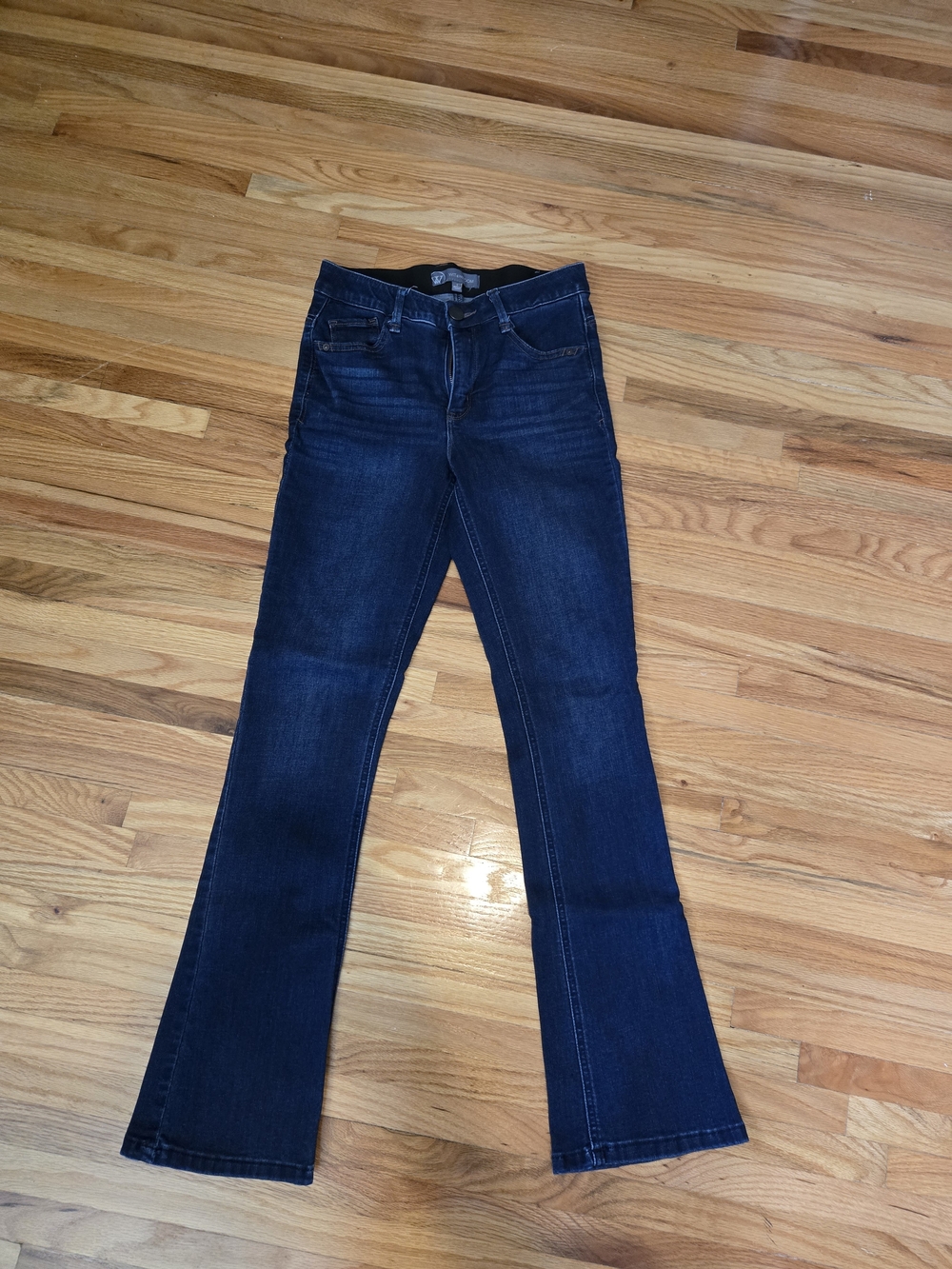 Wit And Wisdom Baby Flair Jeans in Dark Blue - Classic Stretch Fit